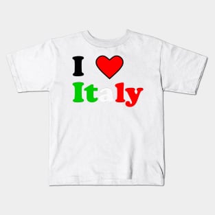 I love Italy Kids T-Shirt